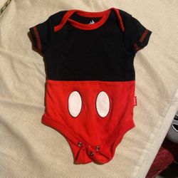 Mickey Mouse Onesie Newborn