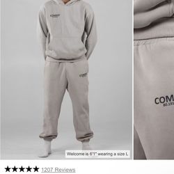 Comfrt Coordinates Sweatpants Joggers In Stone 