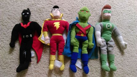 Vintage DC character plushies
