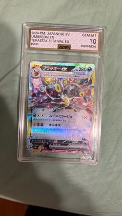 Umbreon EX AGS 10 Graded Pokémon Card