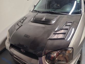 (TRADE ONLY Plus Cash On Your End) Subaru 2005 Wrx Sti CF Hood OEM Hood. Mainly Looking For The Same Color As Much As Possible.