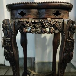 Antique Carved Chinese Teakwood