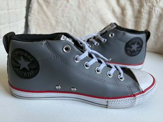Converse Chuck Taylor All Star Leather Mid-Top Sneakers