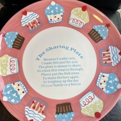 Sharing Plate Serving Plate Desert Plate BBQ picnic 