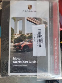 Porsche Sealed Owner Manual