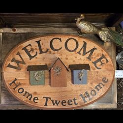 PNW Larry Simons Vintage Wood Sign LAST MINUTE GIFT!