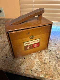 Lord Esquire Wooden Shoe Supply Box