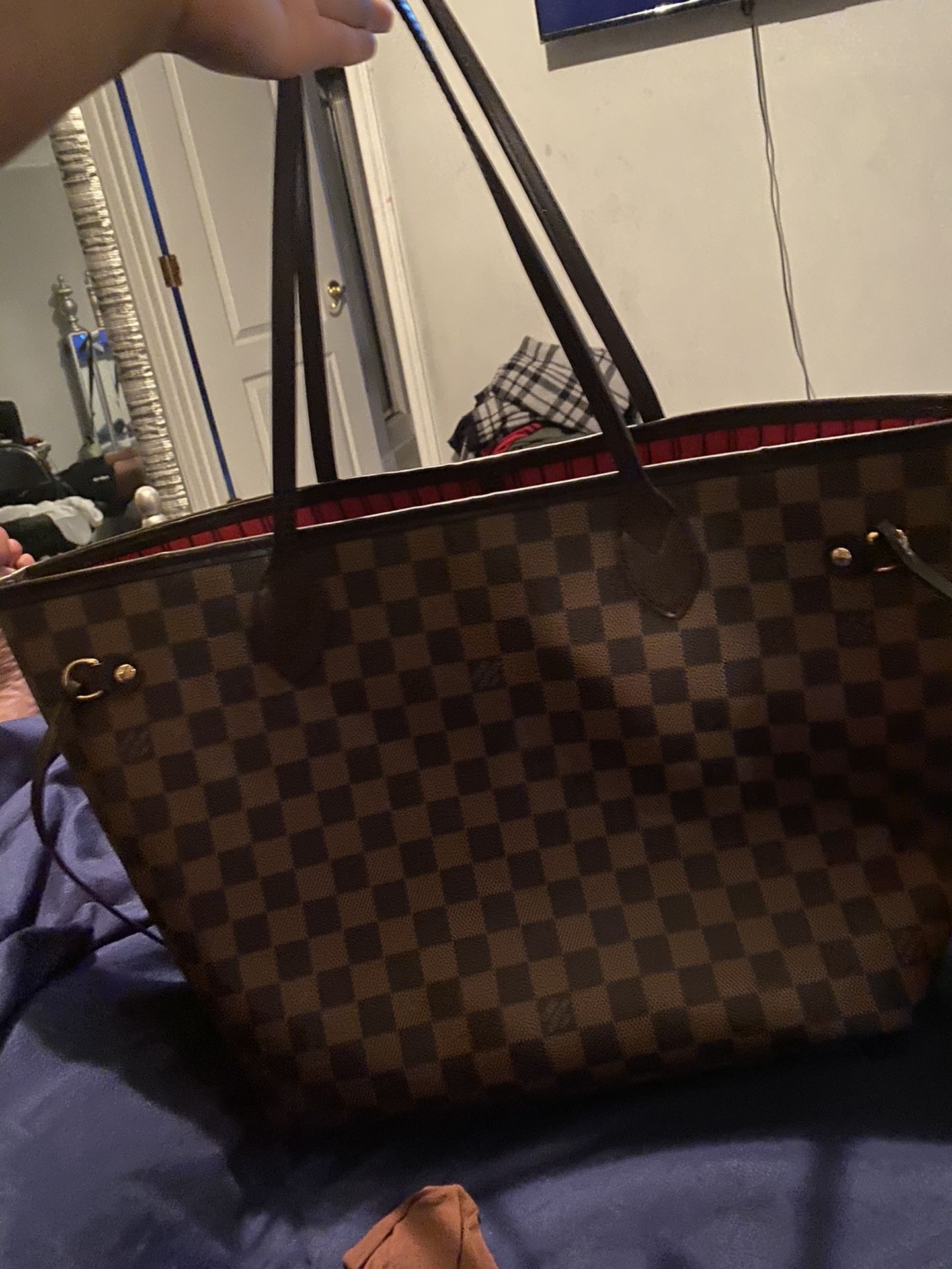 Authentic Louis Vuitton Neverfull Bag And Wallet