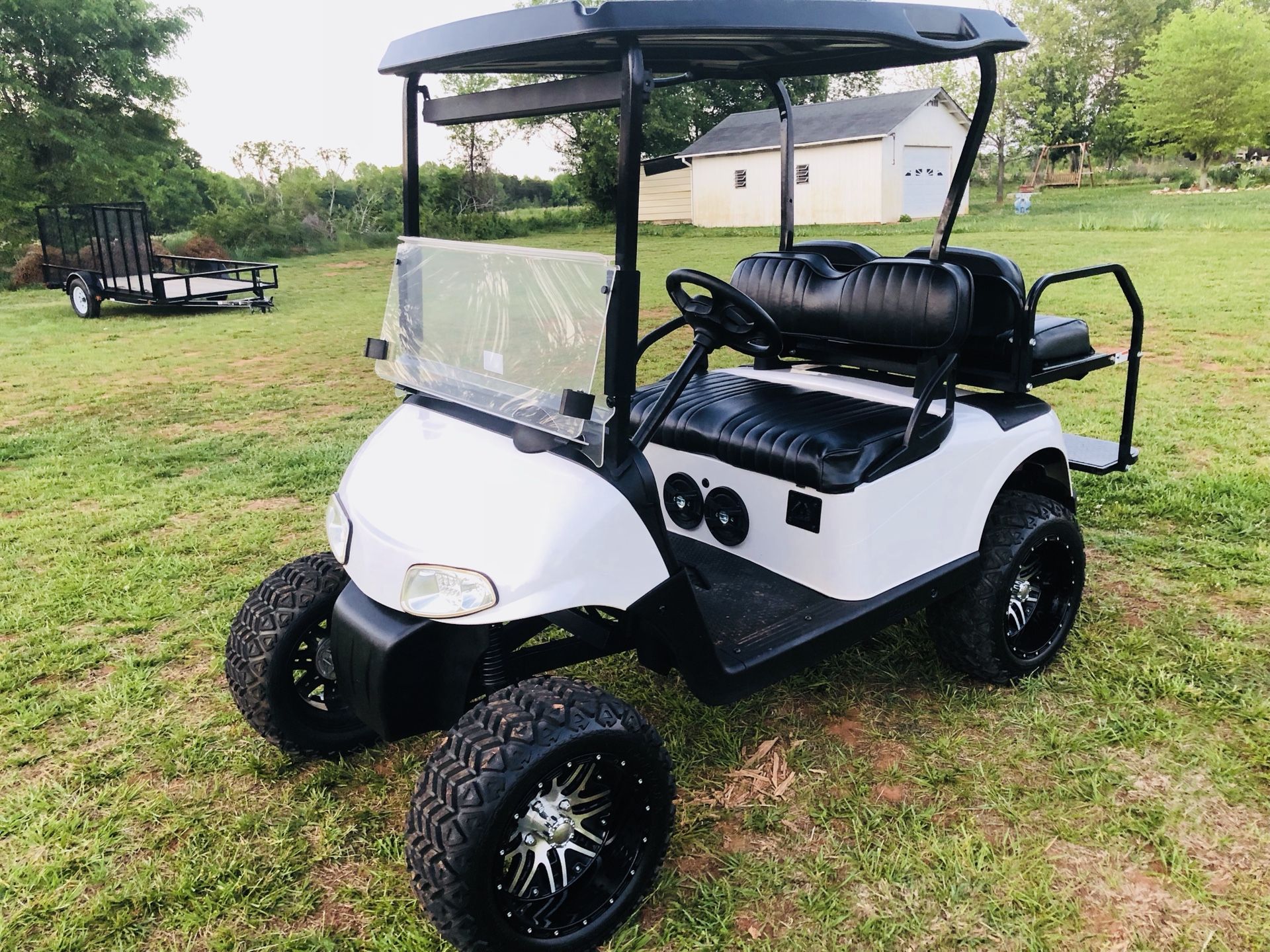 Ezgo rxv lifted golf cart