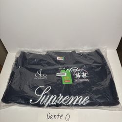 Supreme x La Martina X Jacob & Co Zip Up Sweatshirt XL Navy
