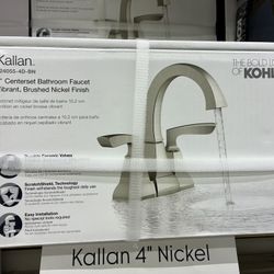 Kohler Kallan 4-inch centerset bathroom faucet
