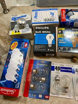 Mixed Lot of Incandescent Light Bulbs