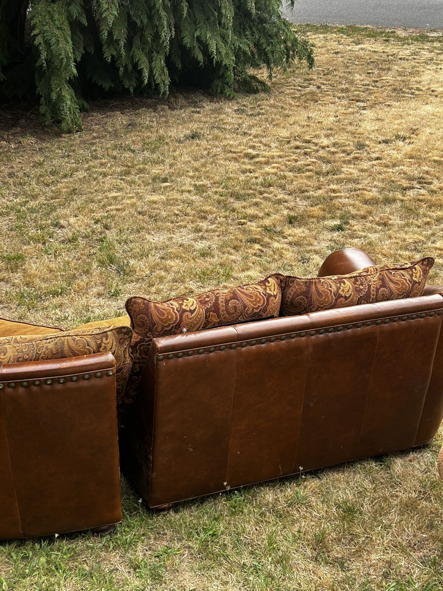 Very expensive leather couch