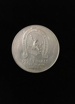 National High School Rodeo Association 1971 Finals Coin