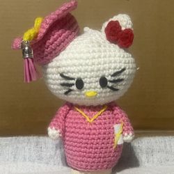 Pink Hello Kitty Graduation Handmade