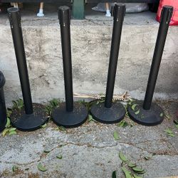 4 Security Poles