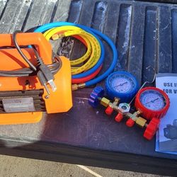 Ac Vacuum Pump And Gages