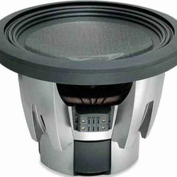 Alpine Type-X SWX-1242D 12" subwoofer with dual 4-ohm voice coils (Good condition) Higley and German