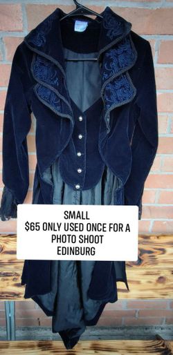Gothic overcoat only used for photos $65 edinburg pick up