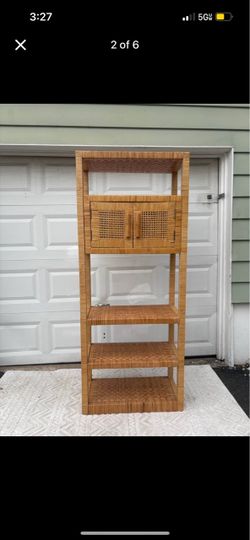 Woven Rattan Stand