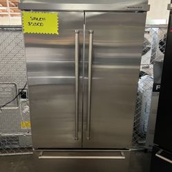 Kitchen Aid Stainless Steel Built In 36 Width Refrigerator M2S