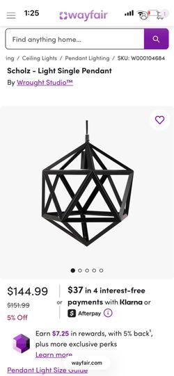 Large Geometric Pendant Light