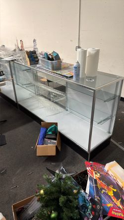 2 Glass Display Cases