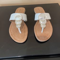 NEW Alfani White Sandals  US Woman Size 7.5 M