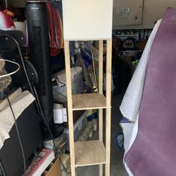 Floor Lamp Japanese Style 6feet + Wood Frame. Reduced From $35 