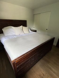 Cal King Bed Frame - Solid Wood