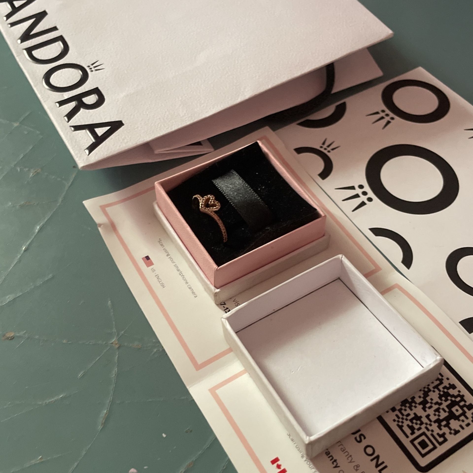 Pandora Heart Shaped RingDrexel French Style Paint Decorated Chest or Dresser