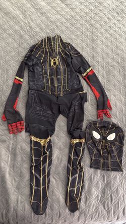 Spider-Man Black and Gold Kids Costume