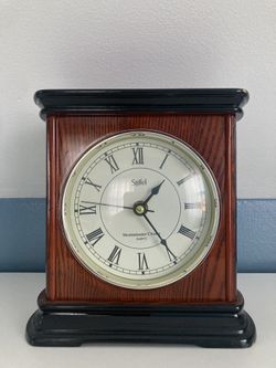 Stiffel Westminster Chime Quartz, Wood Veneer Mantel Clock-extra glossy finish