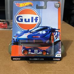 Hotwheels GULF Mclaren F1 GTR