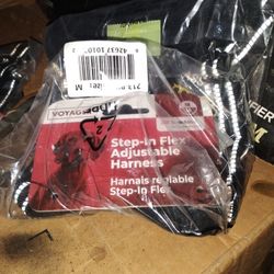 Voyager Adjustable Flex Harness  With Dog Leash 