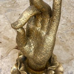 Gyan Mudra Hand 16” Gold