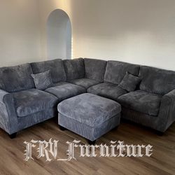 Same Gray Sectional 