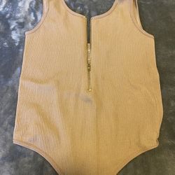 Tan/ Nude High Waisted Body Suit