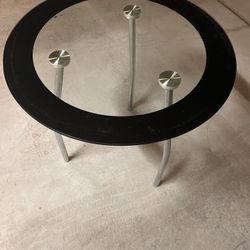 2 glass End Tables