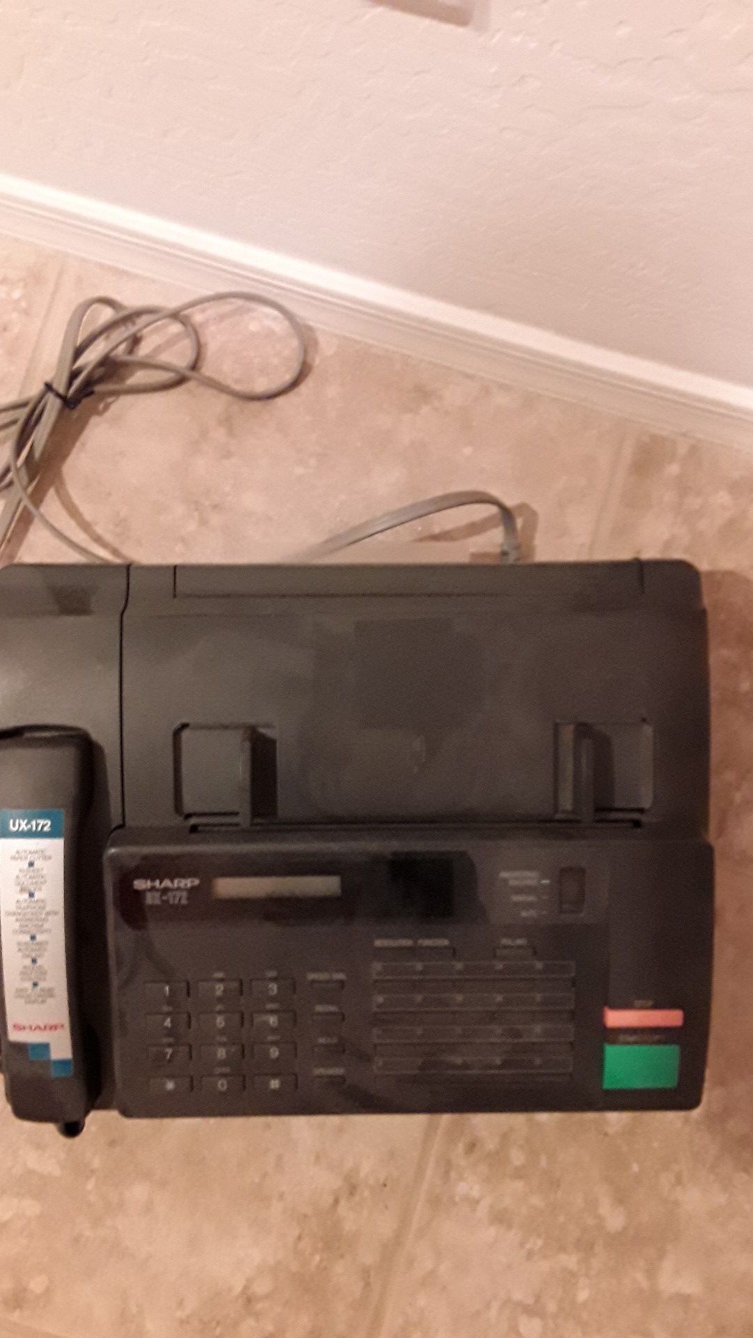 Sharp fax machine UX 172