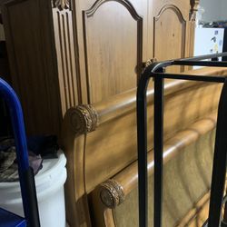 King Size Bed Frame And 2 Nightstands