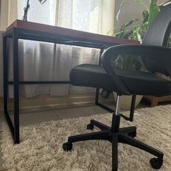 Desk and chair