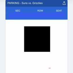 Phoenix Suns Parking Pass 10/29/2025