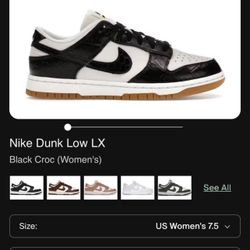Nike Dunk Low Black And White Shoes