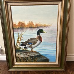 Mallard Oil Painting 