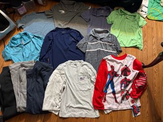 Boys size 8 to 10 clothing lot and sweatpants size 10-12