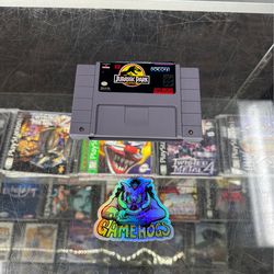 Jurrasic Park SNES $25 Gamehogs 11am-7pm