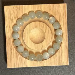 Green Moonstone Bracelet – Intuition, Balance & New Beginnings