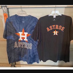 Houston Astros Shirts Both 2xl Bundle