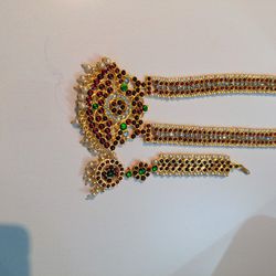 Indian Jewelry Marriage Bharatnatiyam Set Thumbnail